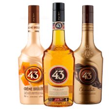 Licor 43 original, crème brûlée , chocolate of speculoos